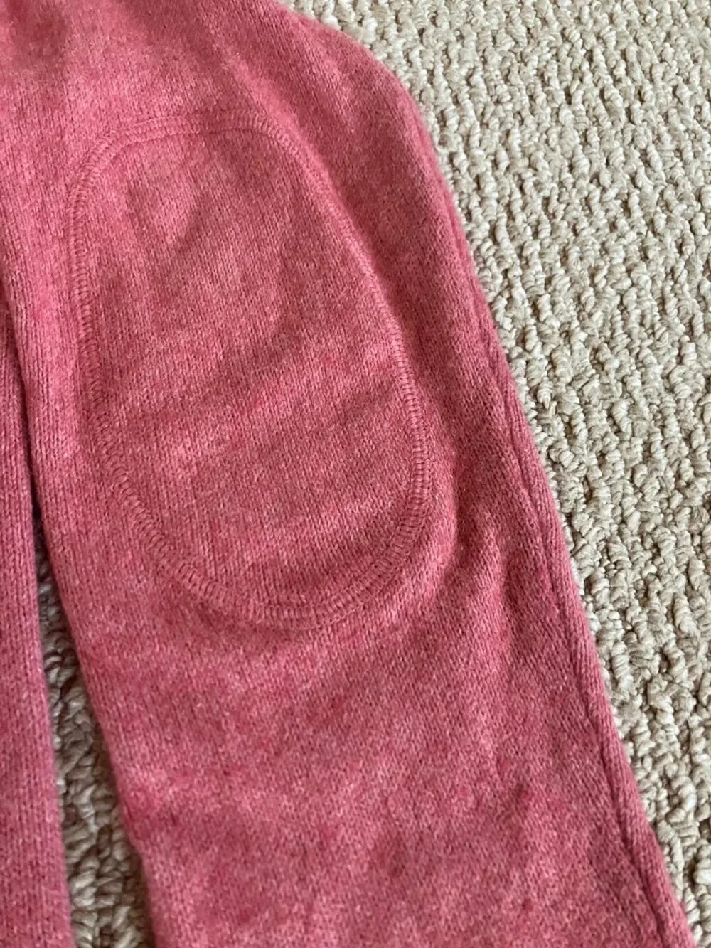 Banana Republic Luxury Winter Blend L Pink V-Neck Sweater Angora Rabbit Cashmere